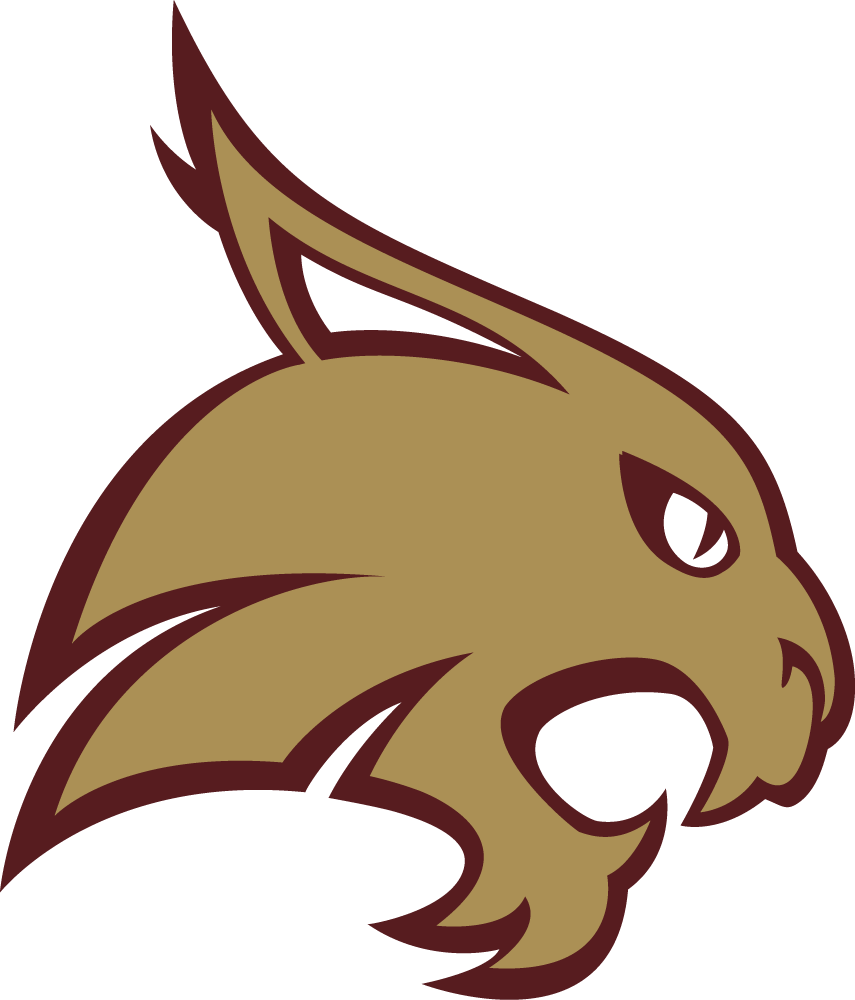 Texas State Bobcats 2008-Pres Alternate Logo 01 vinyl decal